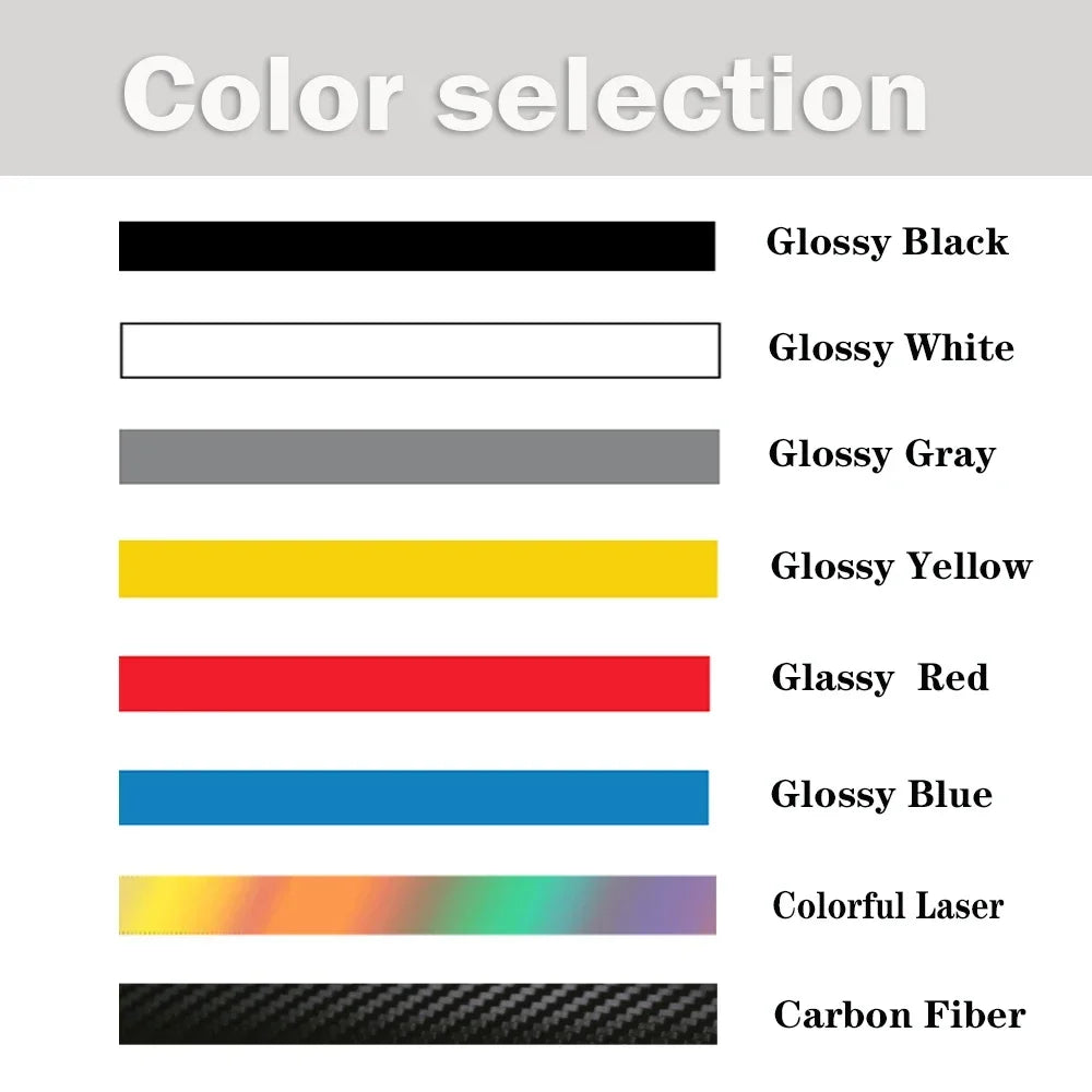 MINI Cooper Hood Trunk Vinyl Stripe Decal | Matte & Glossy Black