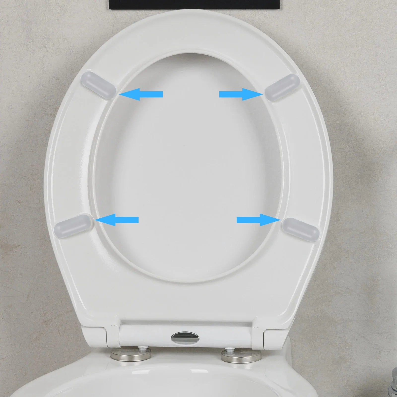 10pcs Toilet Seat Bumper Sprayer Toilet Lid Cushion Pad Toilet Seat Pad Buffers Stop Bumper Toilet Lid Bumper Bathroom Hardware Peaceful Pleasures Health and Wellness Default Title