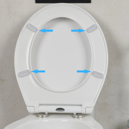 10pcs Toilet Seat Bumper Sprayer Toilet Lid Cushion Pad Toilet Seat Pad Buffers Stop Bumper Toilet Lid Bumper Bathroom Hardware Peaceful Pleasures Health and Wellness Default Title