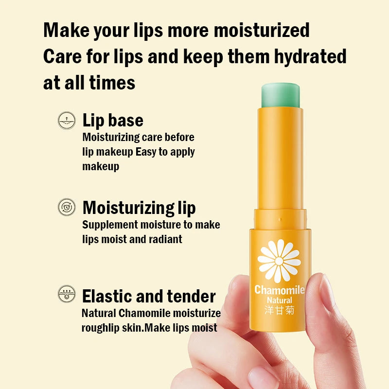 BIOAQUA Chamomile Lip Balm 3-Pack | Moisturizing & Nourishing