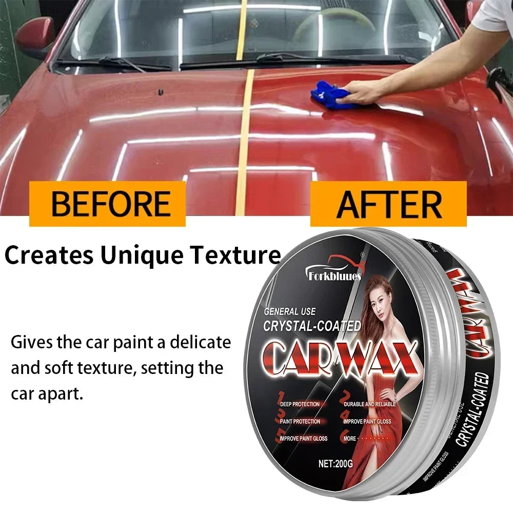 Natural Brazilian Carnauba Wax Paint Beauty Polish and Stain Removal Anti-scratch Car Wax Coating Solid Car Wax Peaceful Pleasures Health and Wellness