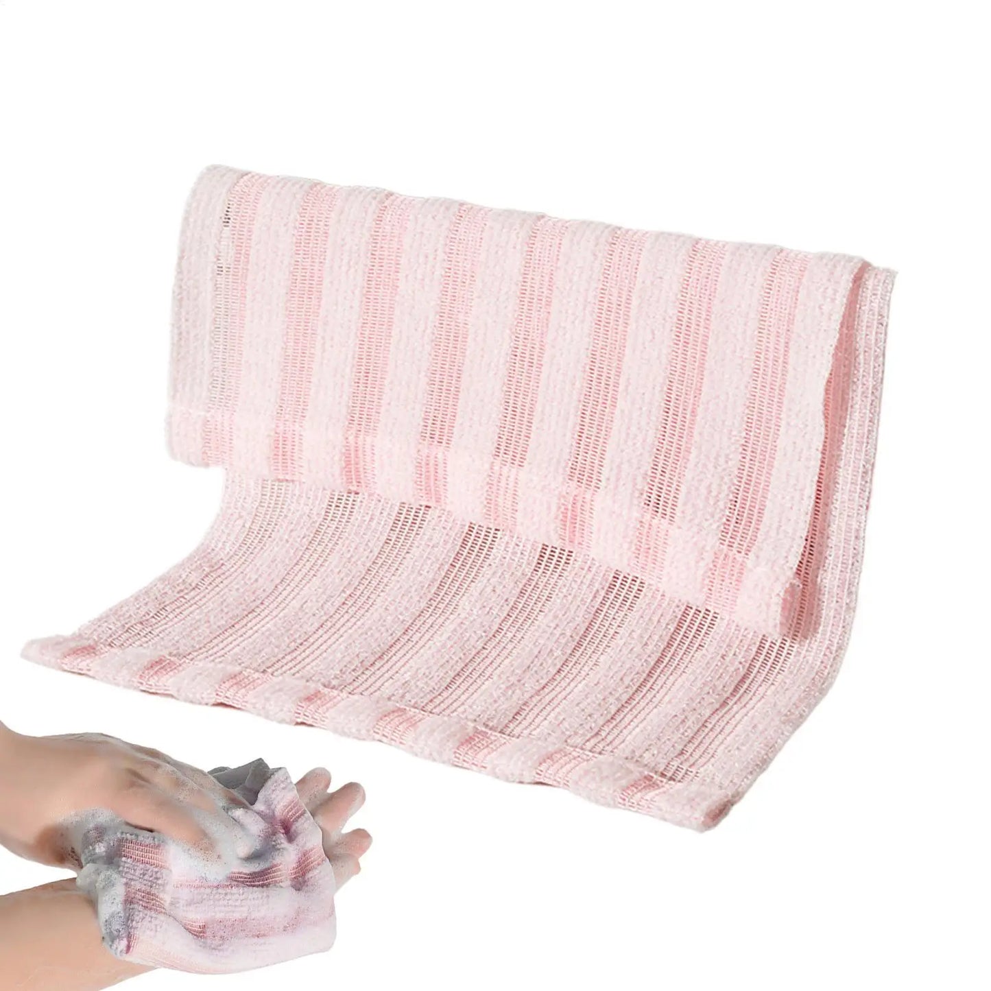 Exfoliating Bath Towel – Body Scrub Washcloth for Back & Skin