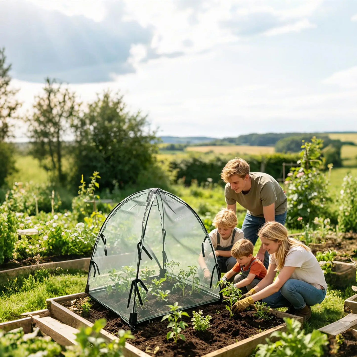 Plant Protector Sun-Proof Mesh Protector Garden Bird Netting Plant Covers For Vegetable Fruit Tree Tomato Strawberry Outdoor Peaceful Pleasures Health and Wellness
