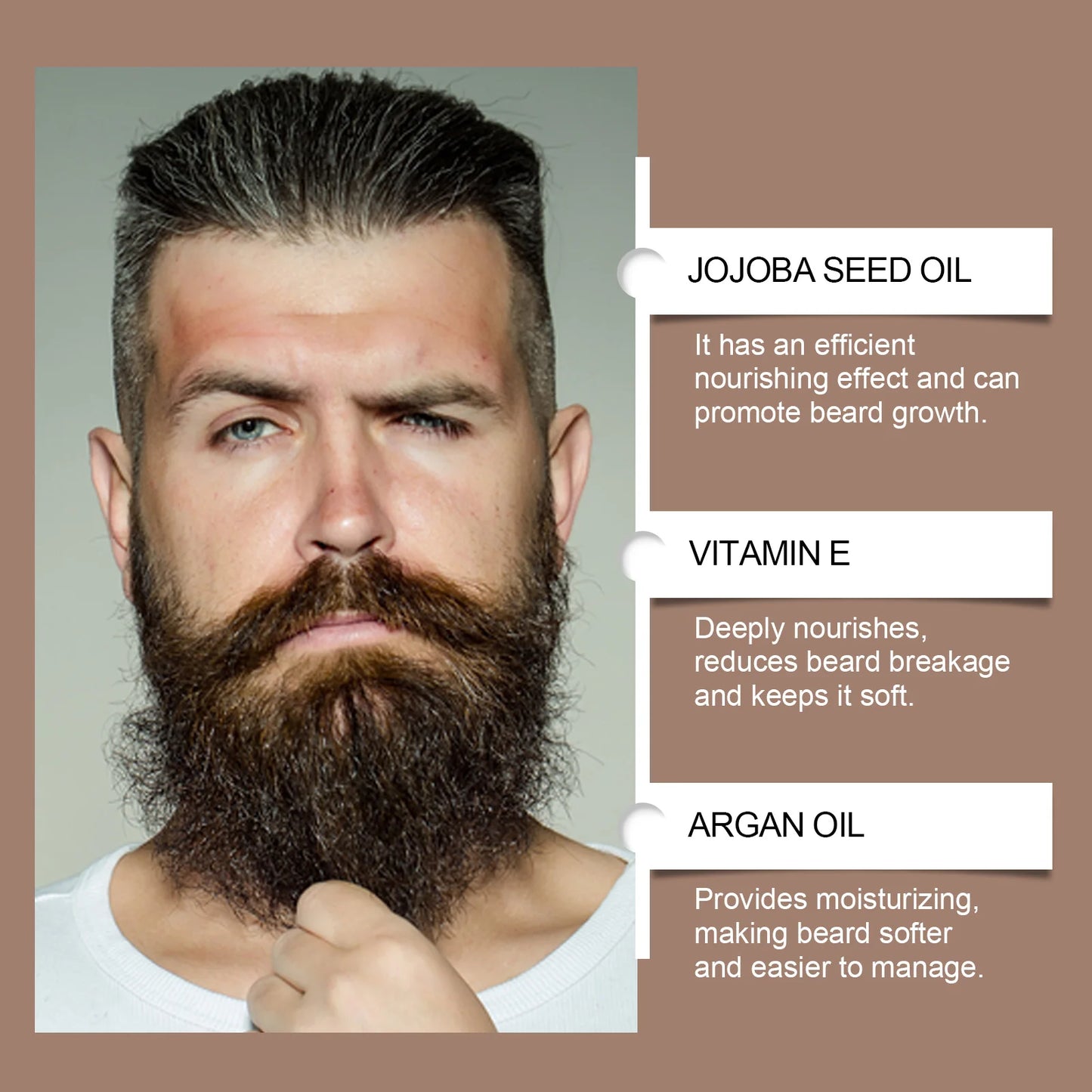 East Moon Beard Care Oil – Deep Moisture & Growth, 30ml