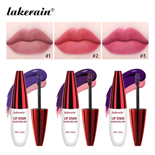 Lakerain Peel-Off Lip Stain – Matte, Waterproof, Long-Lasting Peel-Off Lip Stain Oasis Select