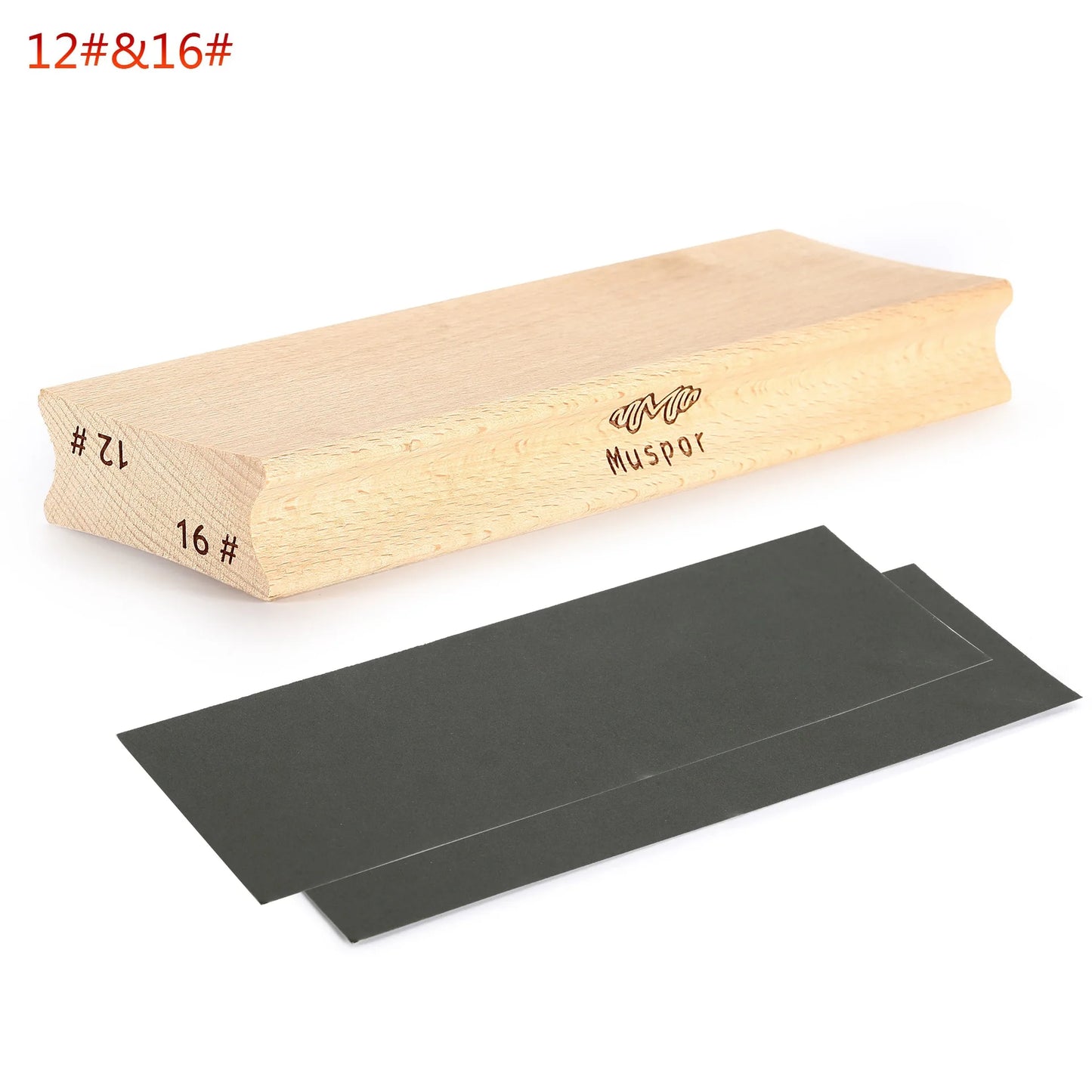 Muspor Dual-purpose Guitar Fretboard Radius Sanding Block Leveling