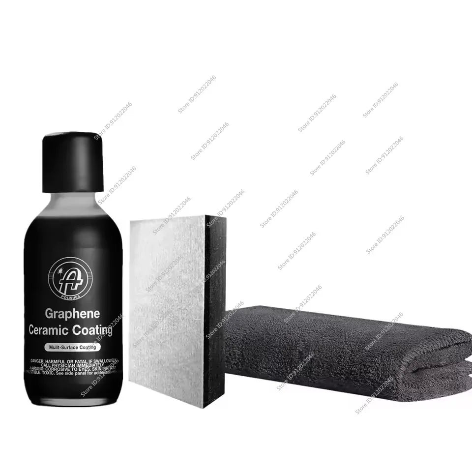 10H Graphene Car Ceramic Polish Auto Hydrophobic Coating Hardness Scratch Resistant Crystal-plating Waterproof Care Coating Peaceful Pleasures Health and Wellness 60ML Common Style