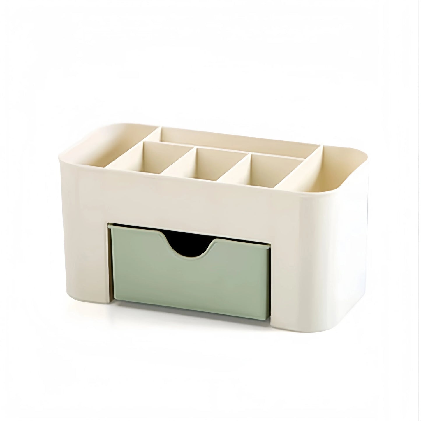 Makeup Organizer with Drawer & 6 Compartments | Cosmetic Storage
