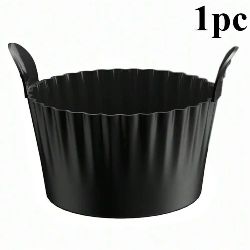 Silicone Air Fryer Liners & Non-Stick Baking Cups | 1-4 Pack