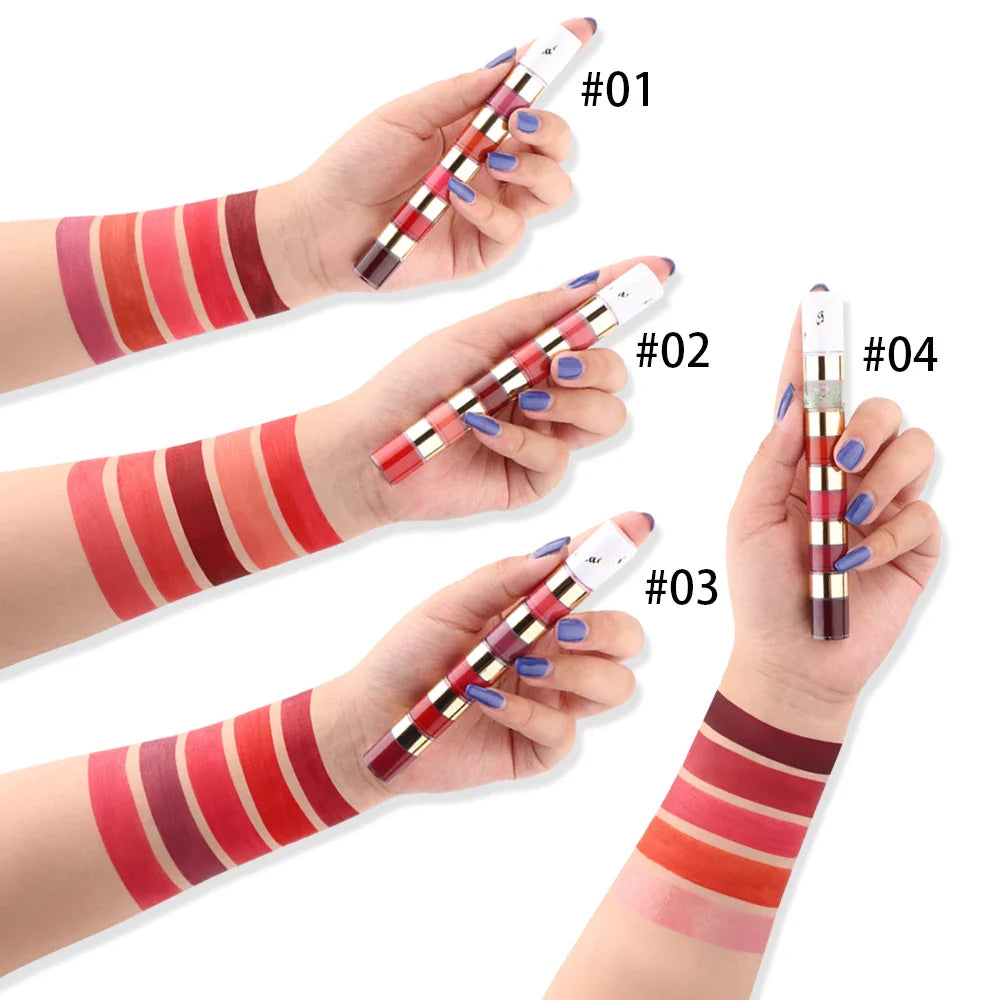CMAADU Matte Lip Stain – Long-Lasting Waterproof Lip Gloss