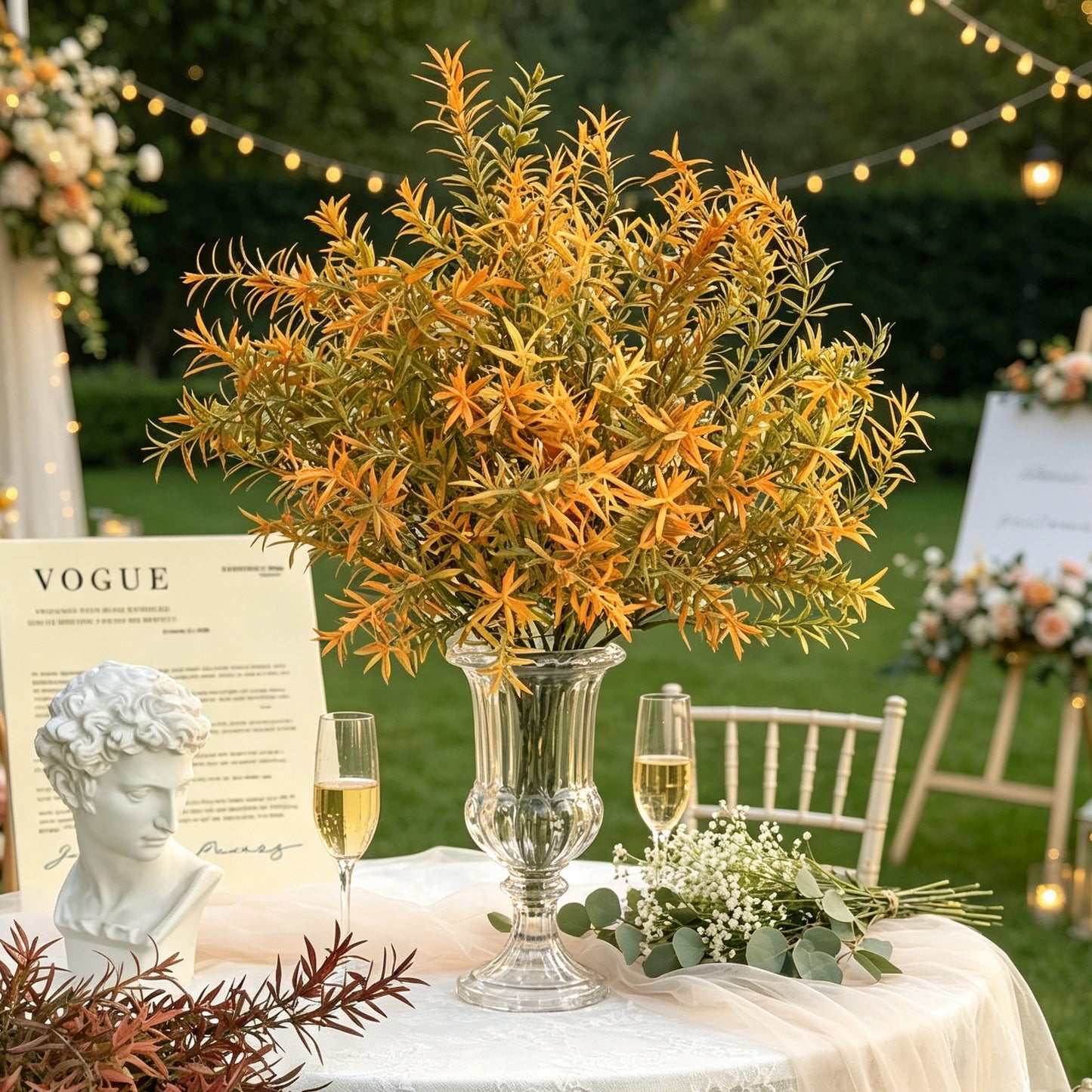 Artificial Melaleuca Bracteata Branch | Wedding & Garden Decor