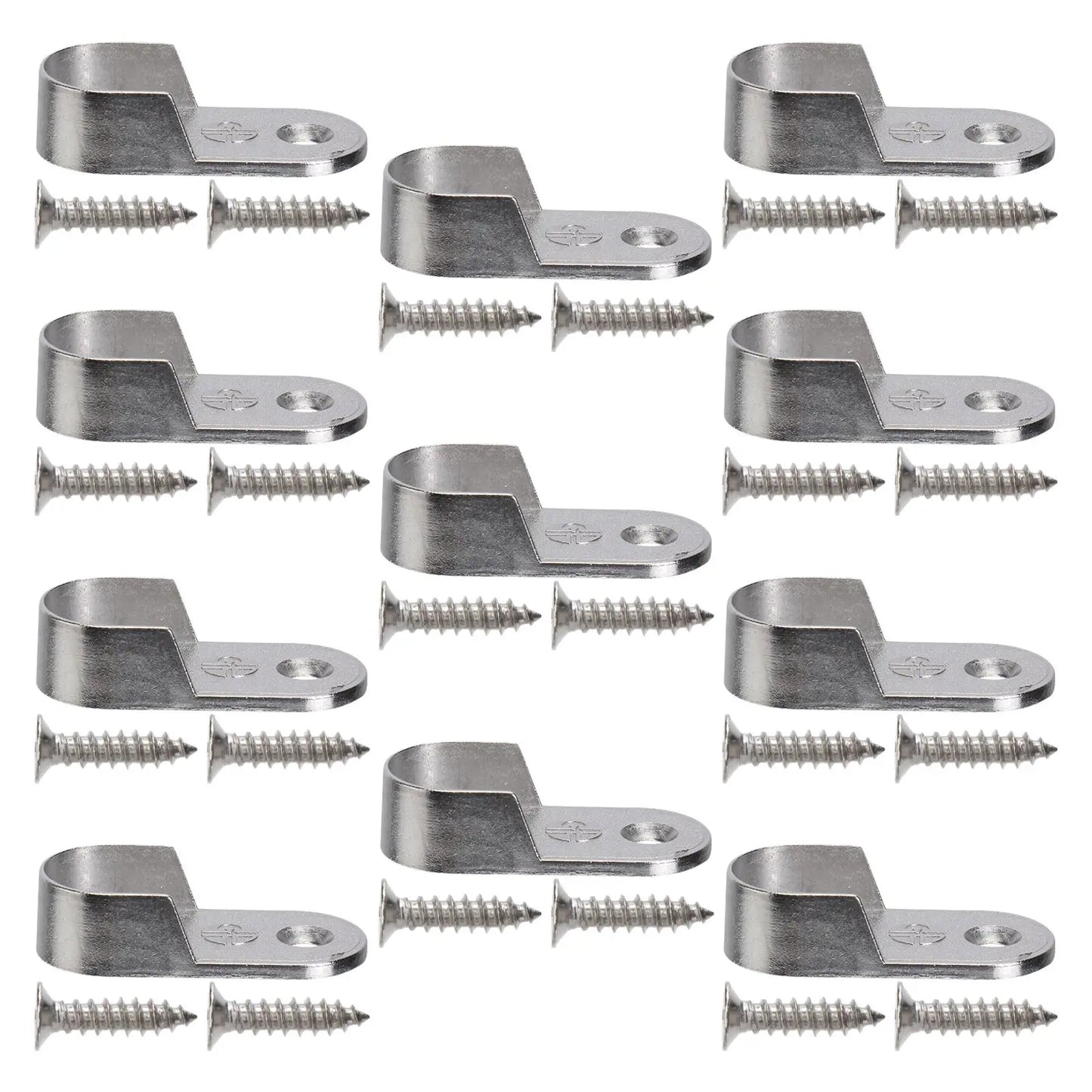 6/12/30pcs Oval Closet Rod End Supports Wardrobe Tube Support Bracket Clothes Hanging Rod End Holder With Screw Hardware Parts Peaceful Pleasures Health and Wellness 10 Support 20 Screw China Mainland