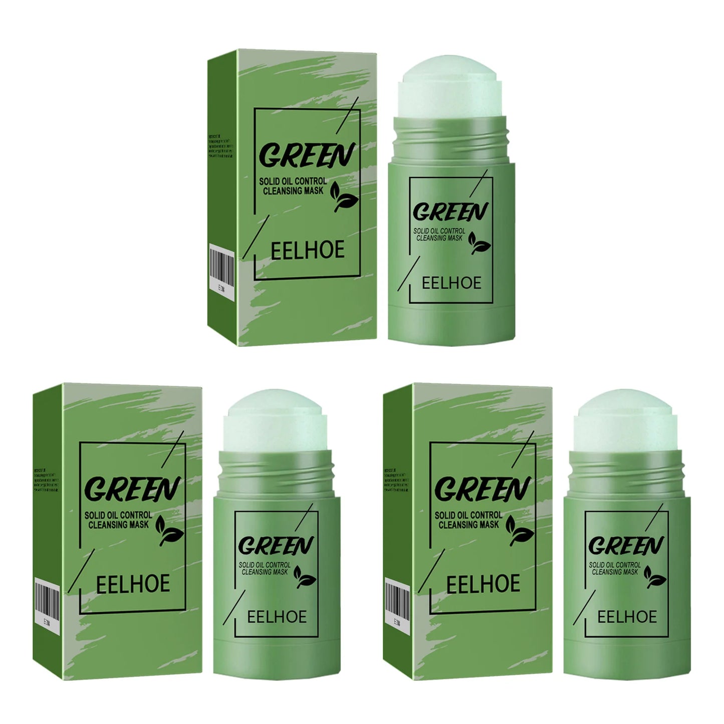 Green Tea Solid Face Mask – Pore Cleanse, Oil & Acne Control