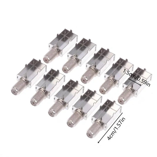 5/10Pcs IF 2414F With Integrated Imperial Threaded Connector M Shielding Box Coaxial Cable Connector High-Speed Data Transfer Peaceful Pleasures Health and Wellness 5Pcs
