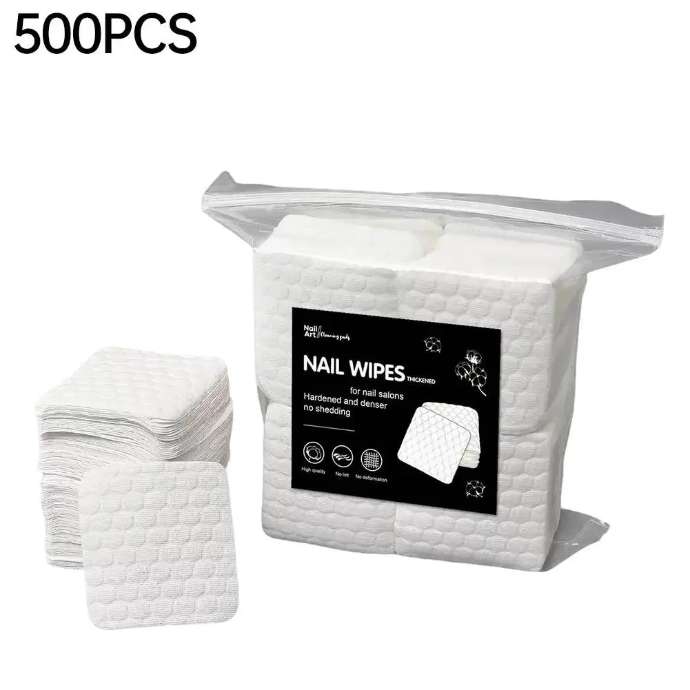Lint-Free Nail Polish Remover Wipes – 200 or 500 Count Peaceful Pleasures Health and Wellness 500pcs