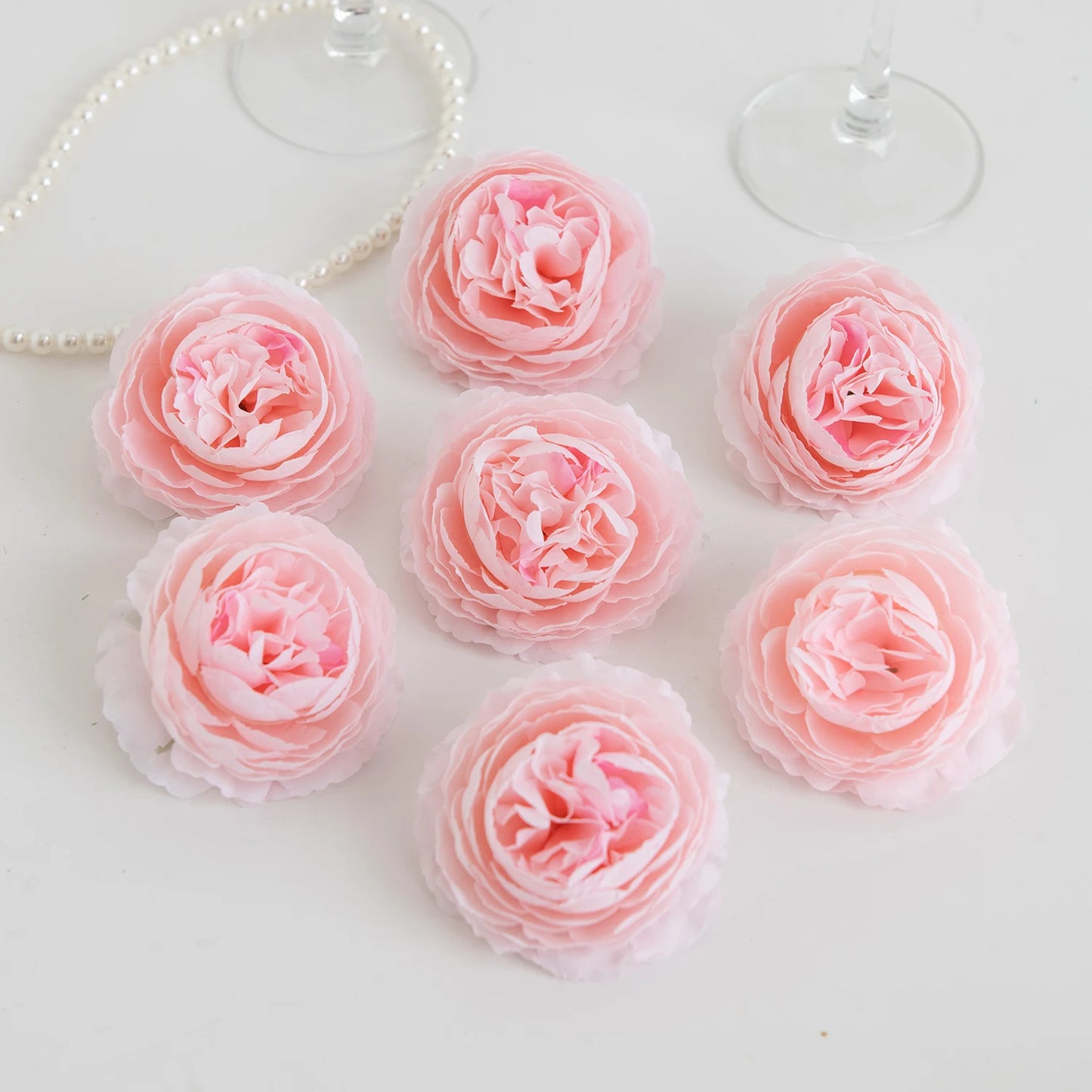 Artificial Silk Peony Flowers with Stems | Wedding & Home Décor