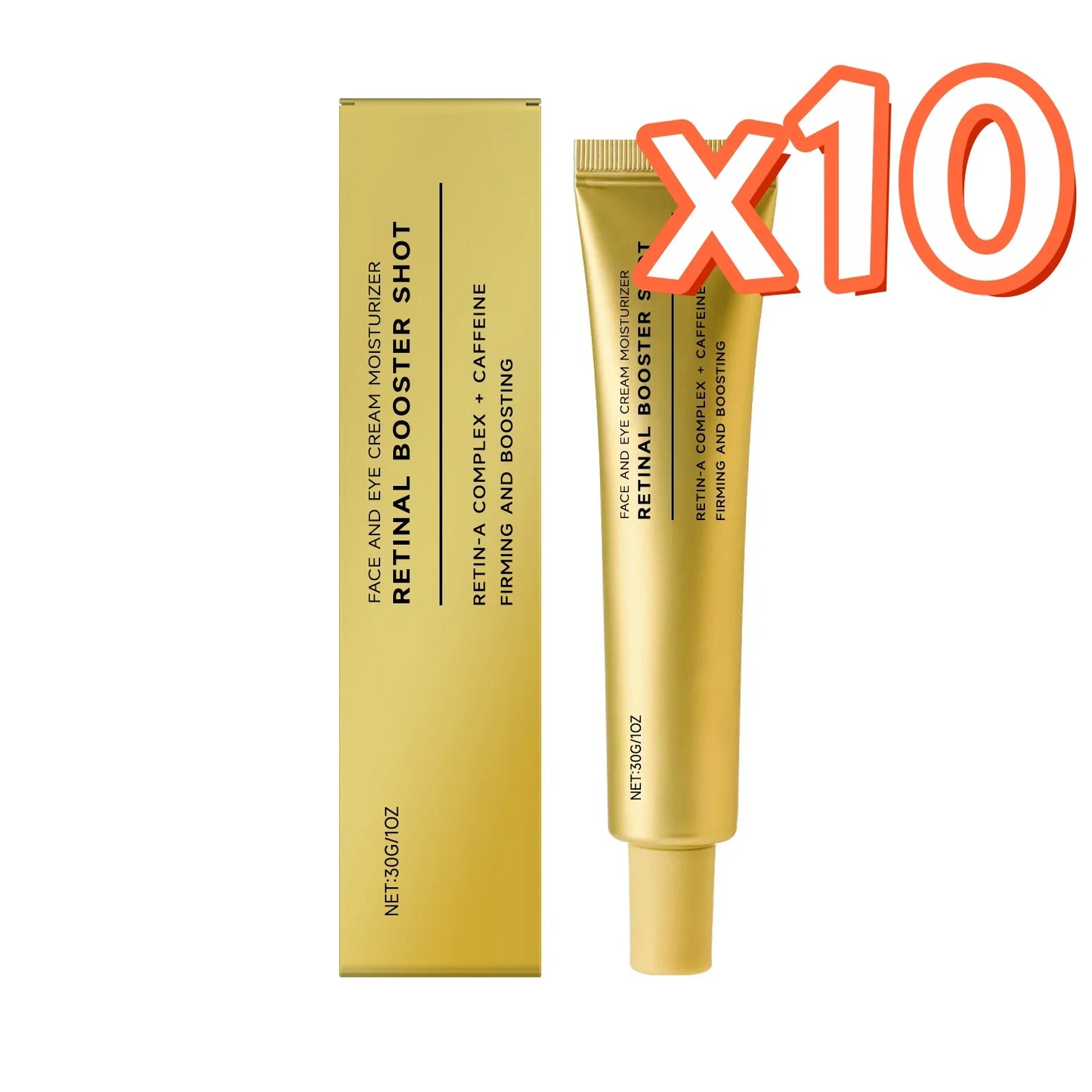 Retinol Lifting Face Cream Reduce Face Edema Fade Dark Spot Moisturizing Whitening Brighten Repair Skin Barrier Skin Care Cream Peaceful Pleasures Health and Wellness 30g Boxed x 10