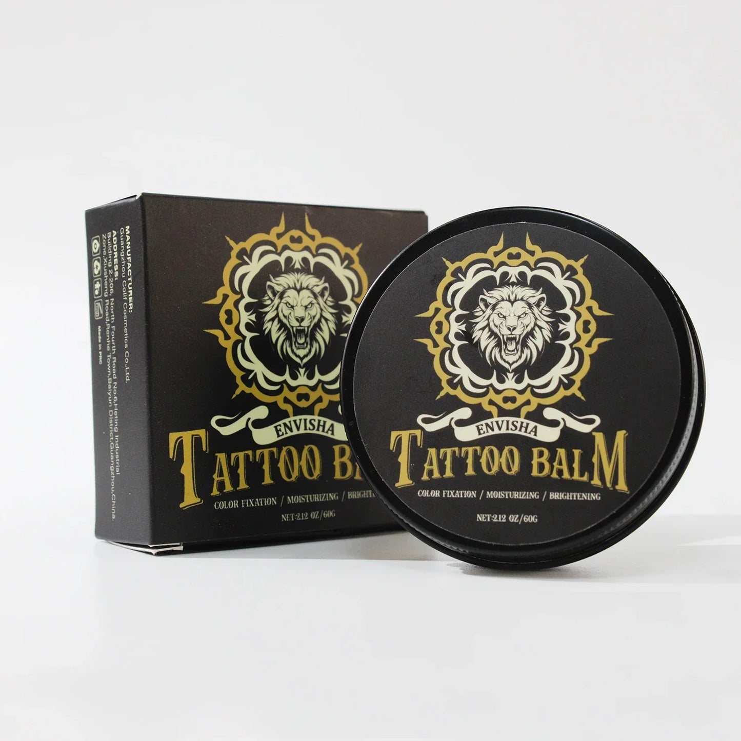 ENVISHA Tattoo Aftercare Balm – Moisturizing, Color-Fixing & Non-Irritating Peaceful Pleasures Health and Wellness