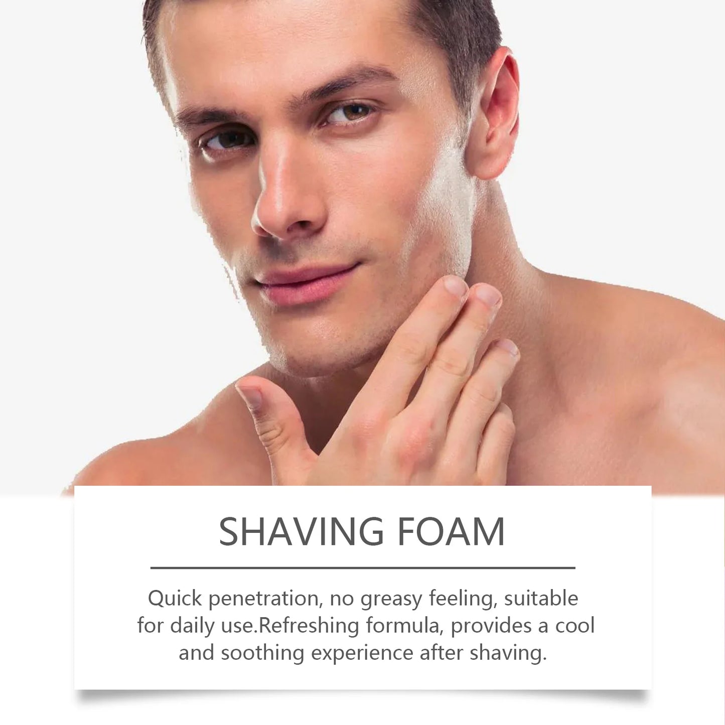East Moon Aloe Shaving Mousse for Men 50ml – Soft, Non-Irritating