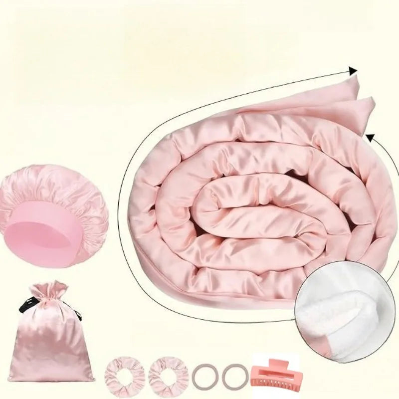 Heatless Curls Overnight Hair Curlers To Sleep in Overnight Curls Women Heatless Hair Curler for Long Hair Overnight Headband Peaceful Pleasures Health and Wellness
