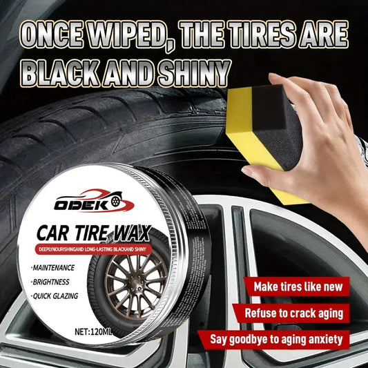 High Gloss Tire Shine Dressing | UV Protection & Durability Tire Shine Dressing Oasis Select 50 ML