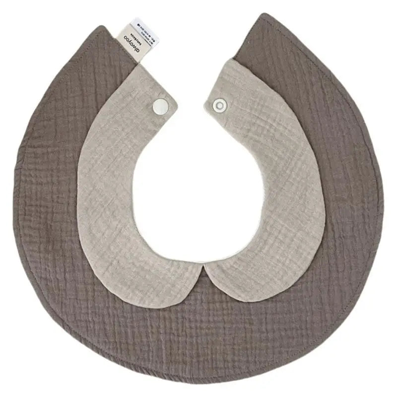 Cotton Baby Bib with Doll Collar | Drool & Feeding Bib 0–3 Yrs