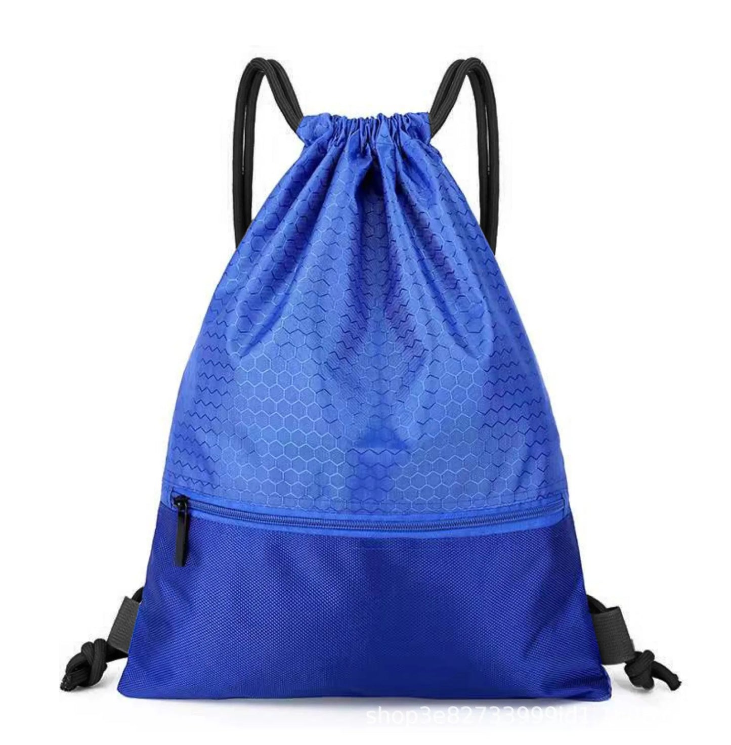 Large Drawstring Backpack – Nylon Gym, Basketball & Sports Bag
