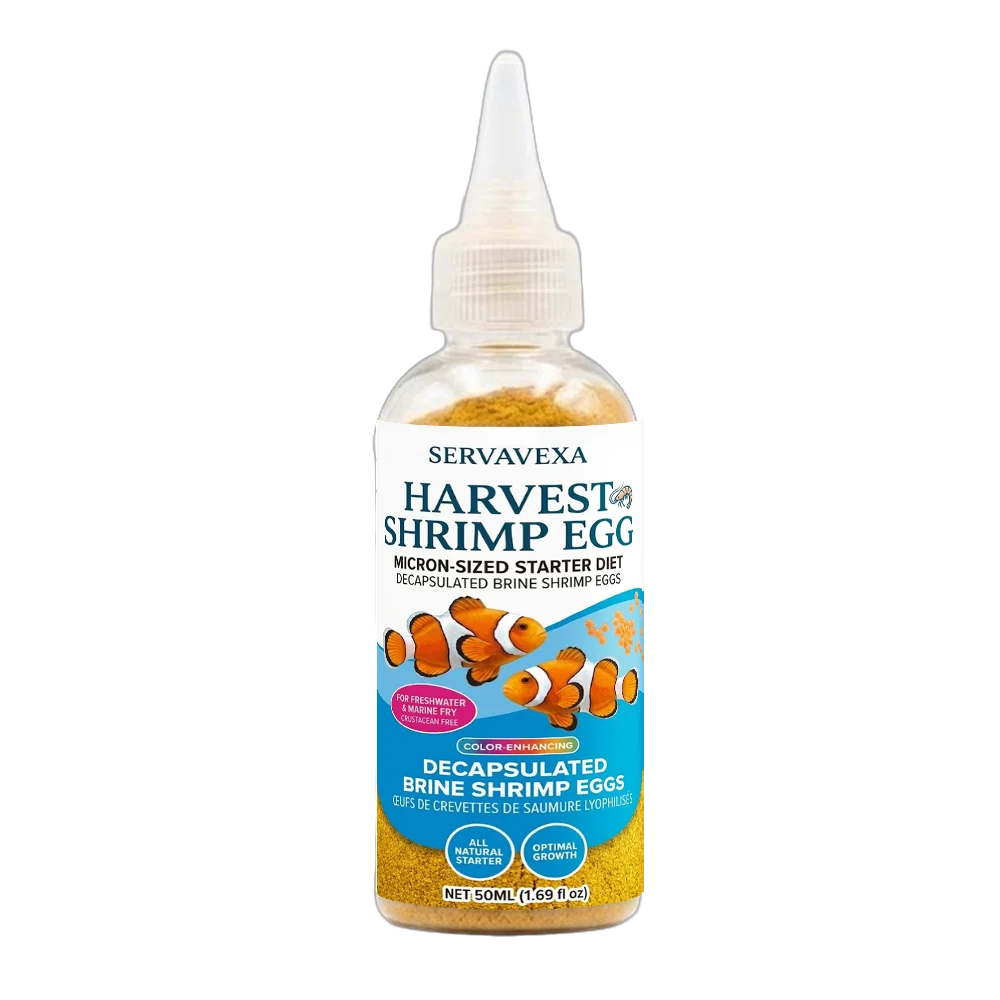 Color Enhancing Fish Food Brine Shrimp Egg Shell-free Nutritious Feed for Fancy Guppy Goldfish Fry Baby Fish Daily Health Diet Peaceful Pleasures Health and Wellness 1PC
