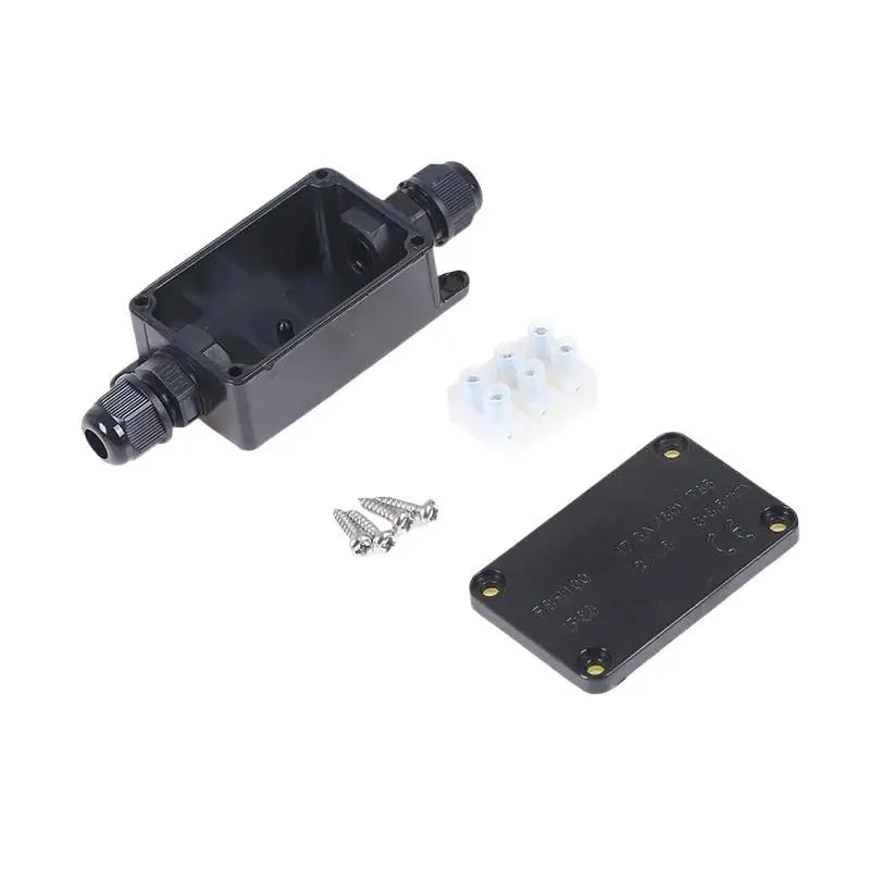 1/2sets 450V 2Way IP66 Outdoor Waterproof Cable Connector Junction Box With Terminal Peaceful Pleasures Health and Wellness