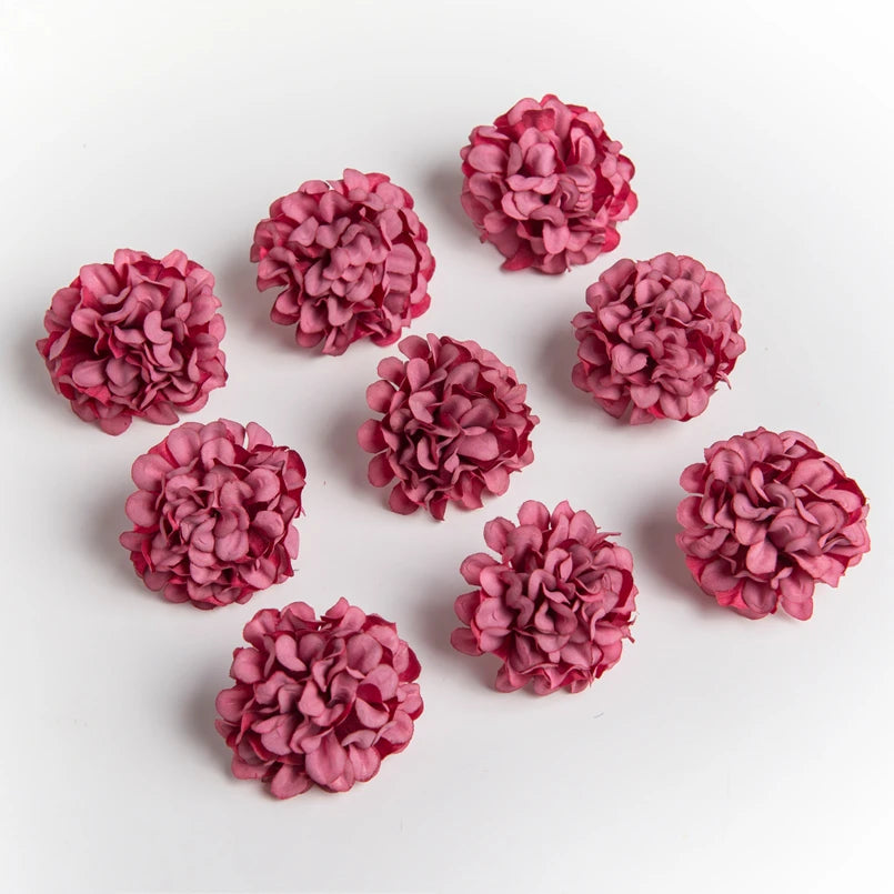 Silk Carnation Artificial Flower Heads | Wedding & Home Decor