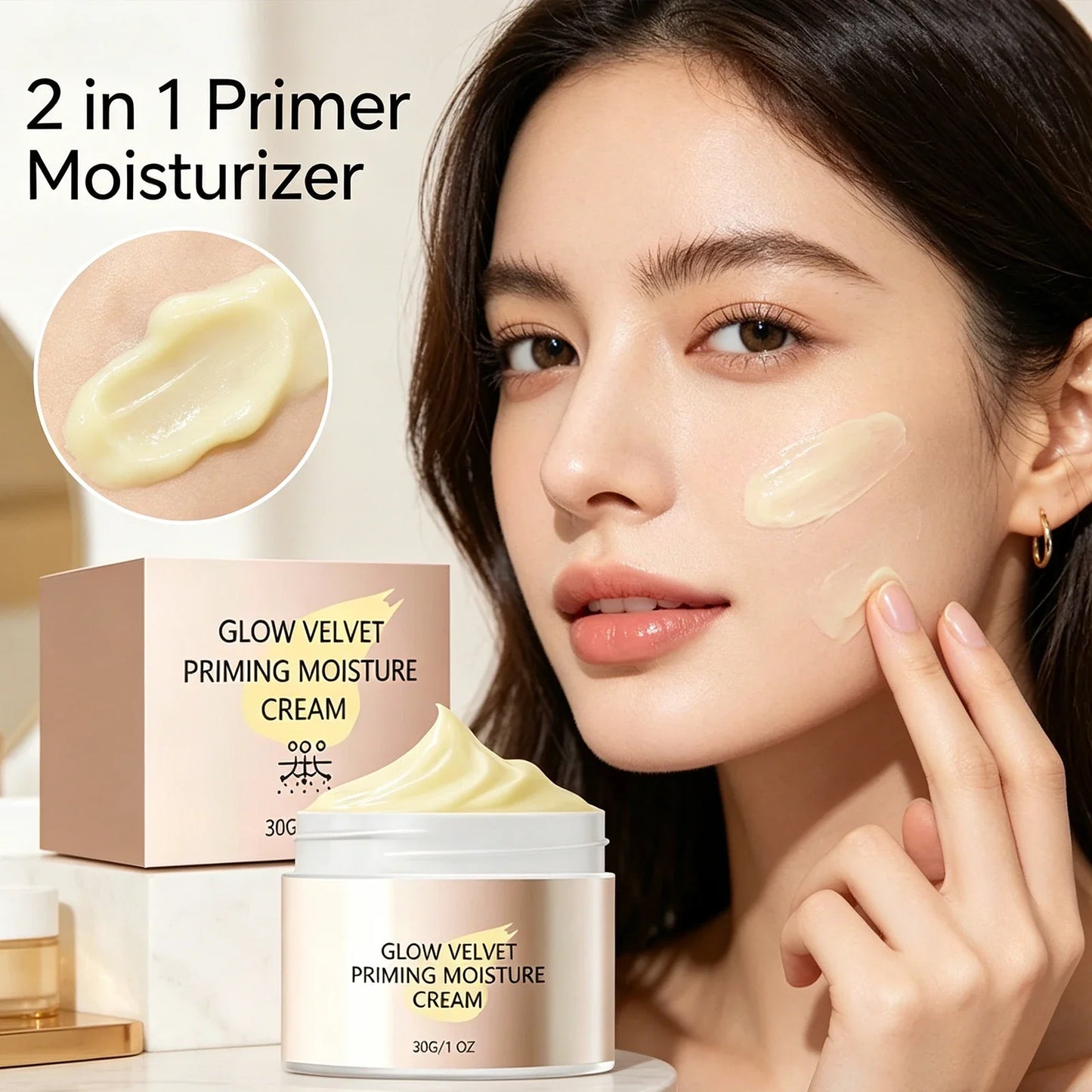 2-in-1 Hydrating Makeup Primer & Moisturizer 30g – Smooth Base