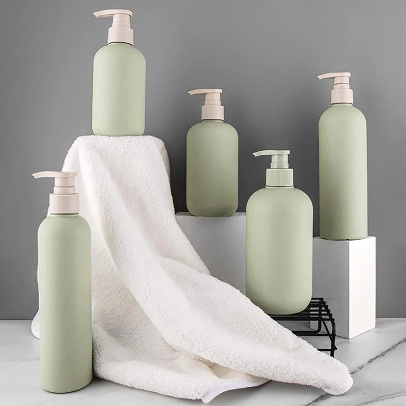 Refillable Foaming Soap Dispenser Green Pump Bottle 200–500ml
