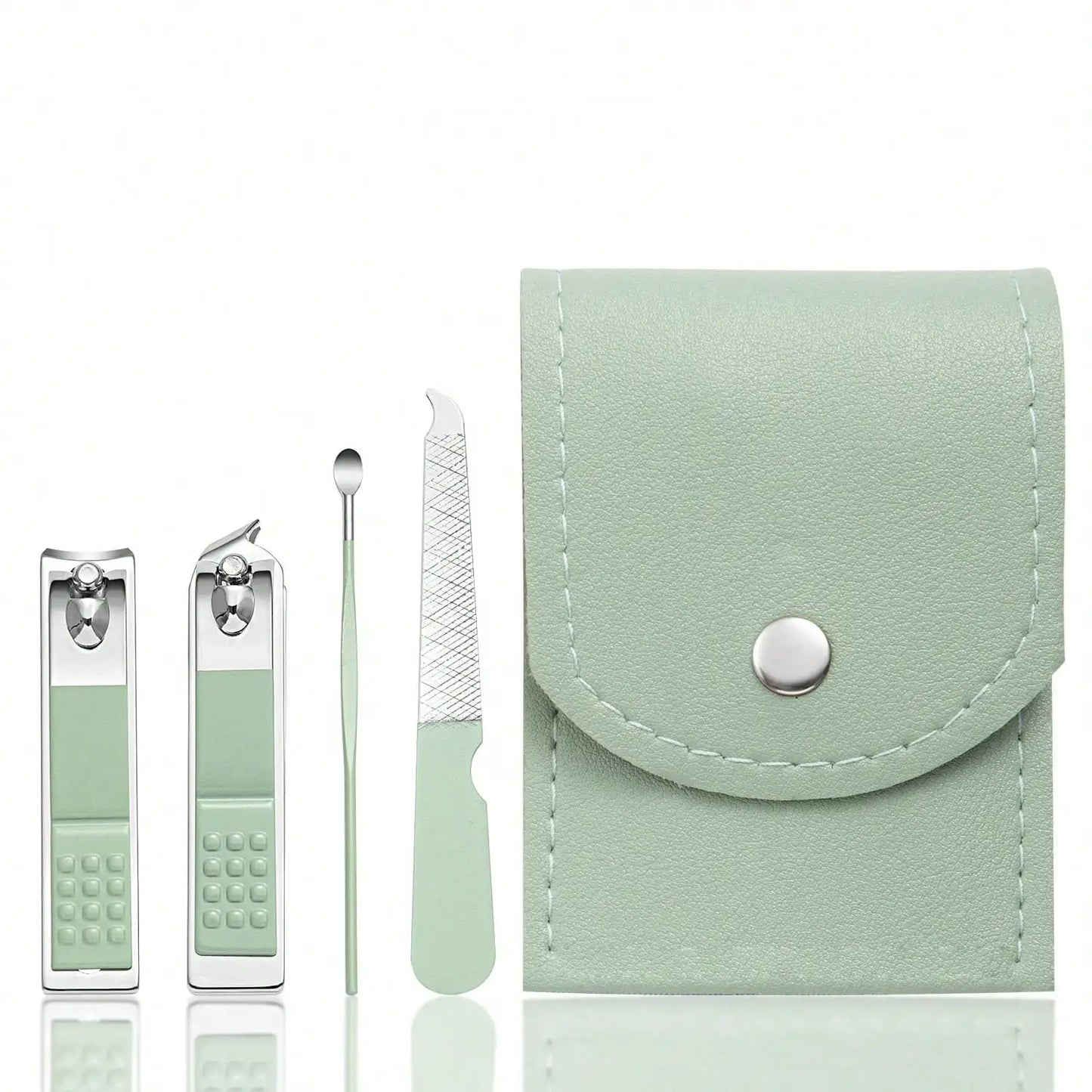 4-Piece Stainless Steel Manicure & Pedicure Grooming Set