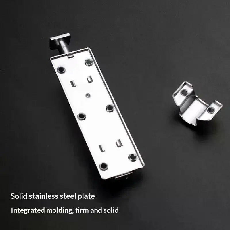 3-Inch Automatic Spring Door Latch | Self-Locking Zinc Alloy
