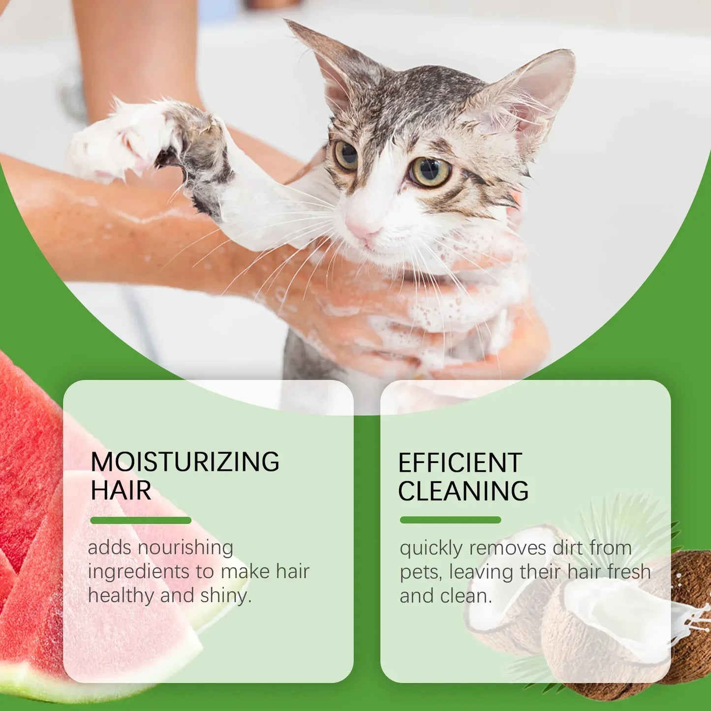 YEGBONG 2-in-1 Dog & Cat Shampoo Conditioner – Moisturizing