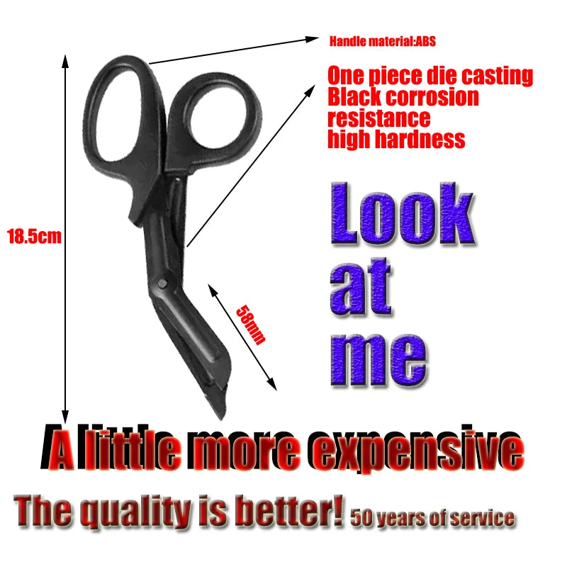 Emergency Trauma Scissors – First Aid Gauze & Survival Shears