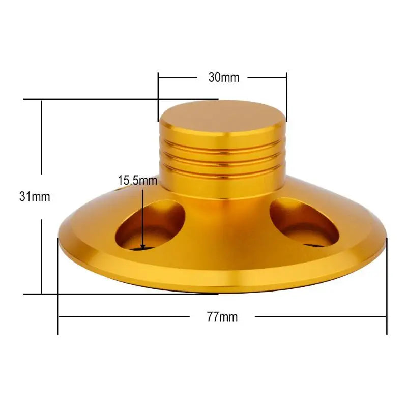 Vinyl Record Weight Stabilizer | Aluminum Turntable Clamp