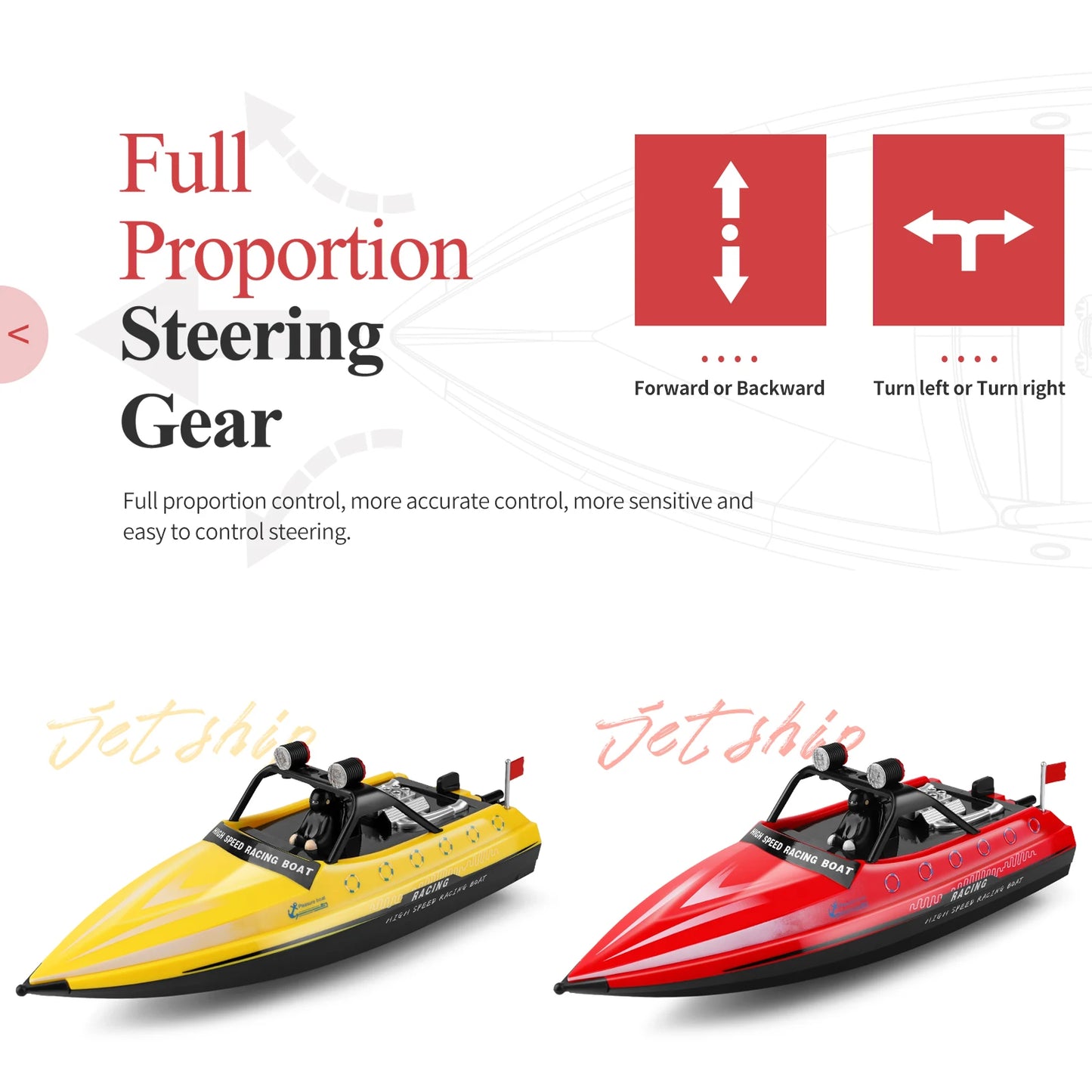 WLtoys WL917 RC Jet Boat 2.4GHz 16km/h | Kids & Adults Gift