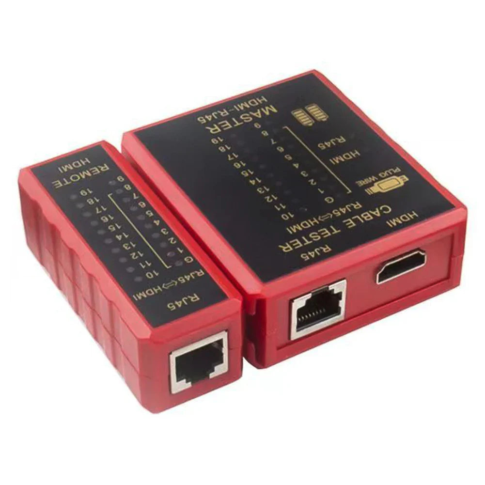 HDMI & RJ45 Network Cable Tester | POE Anti-Burn Protection