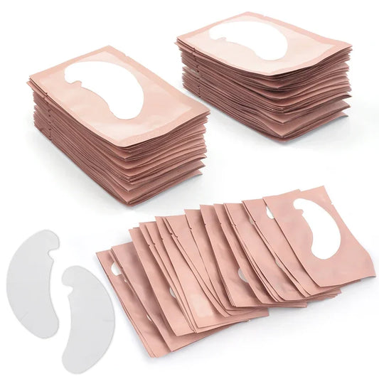 50 Pairs Hydrogel Eye Pads for Eyelash Extensions – U-Shape Gel Eyelash Extension Pads Peaceful Pleasures Health and Wellness