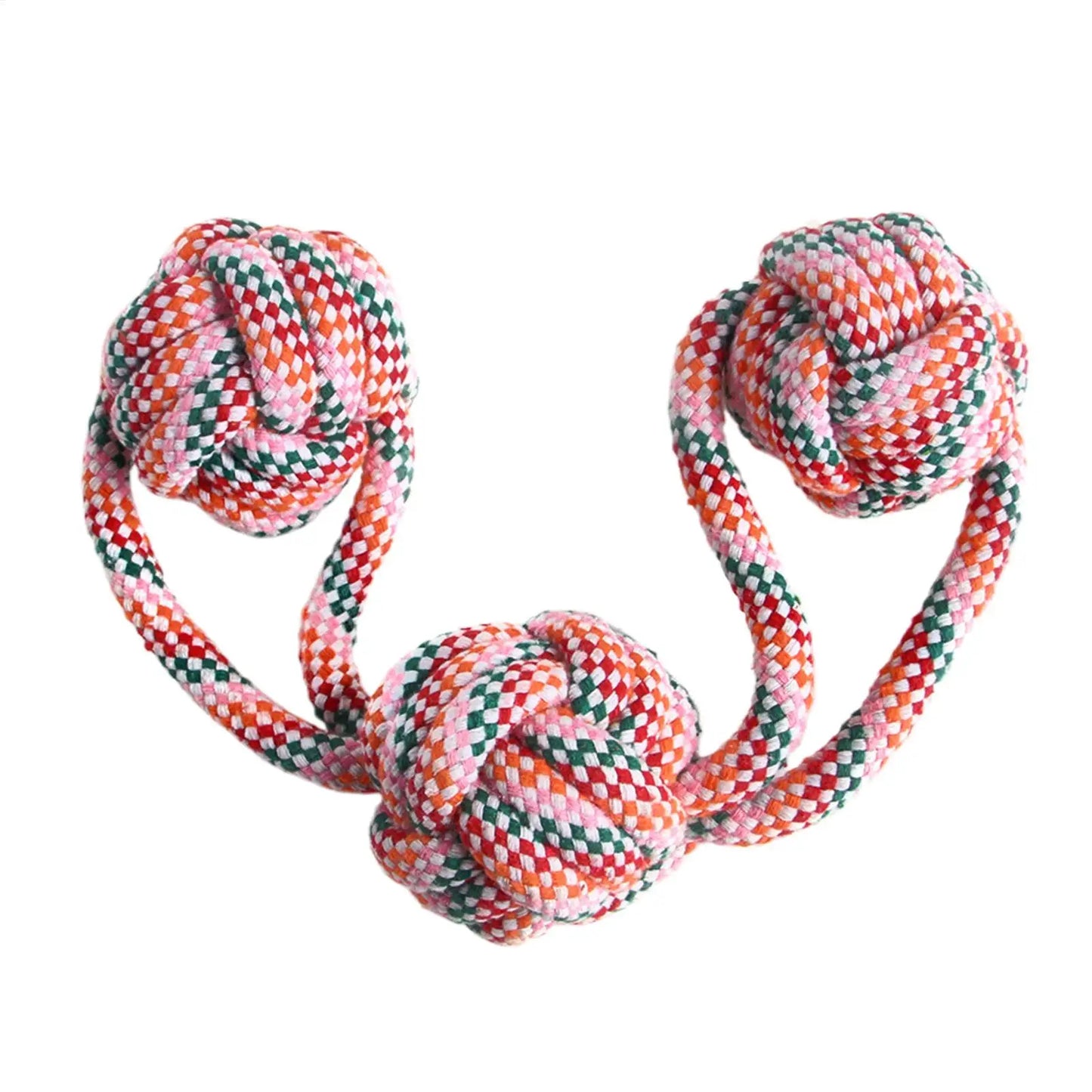 Durable Knotted Cotton Rope Dog Toy for All Breeds