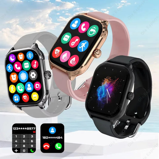 2026 Smart Watch Android IOS Phone 2.01 Inch Color Screen Bluetooth Answer Call Fitness Watches Tracker Smartwatch Women Men‎ Peaceful Pleasures Health and Wellness