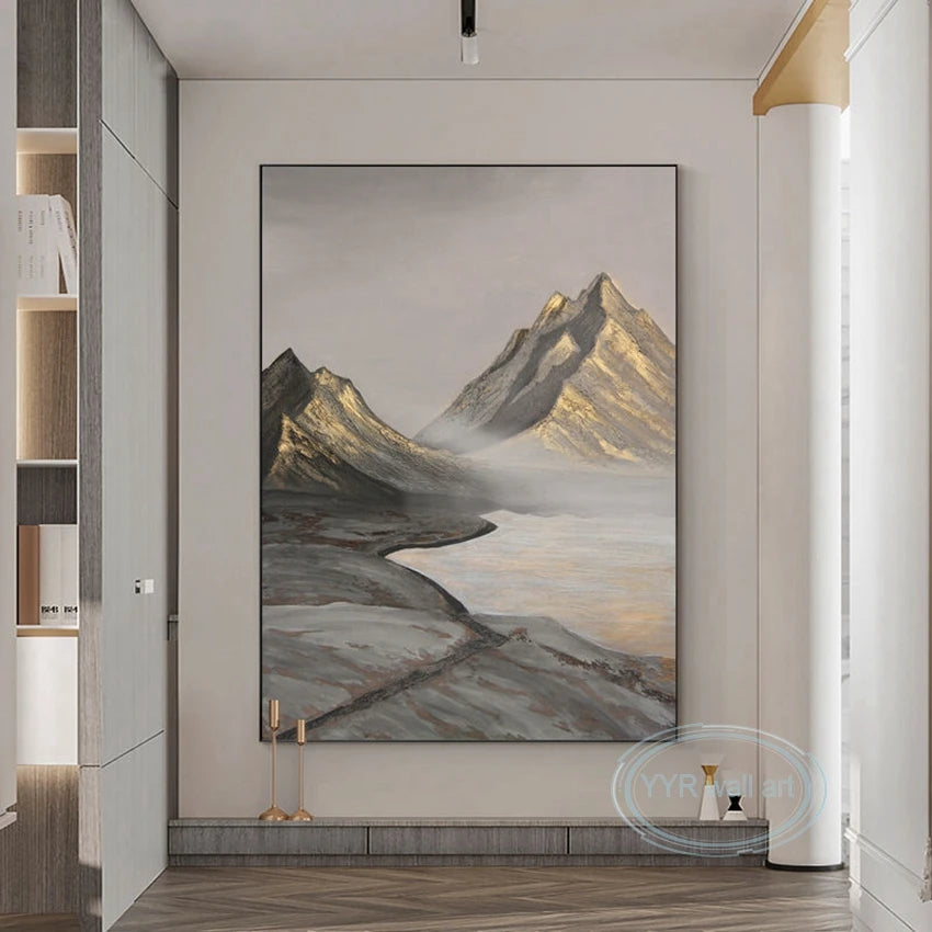 New High Quality Landscape Painting Handmade Canvas Oil Painting Modern Wall Art Canvas Poster Living Room Bedroom Decor Picture Peaceful Pleasures Health and Wellness