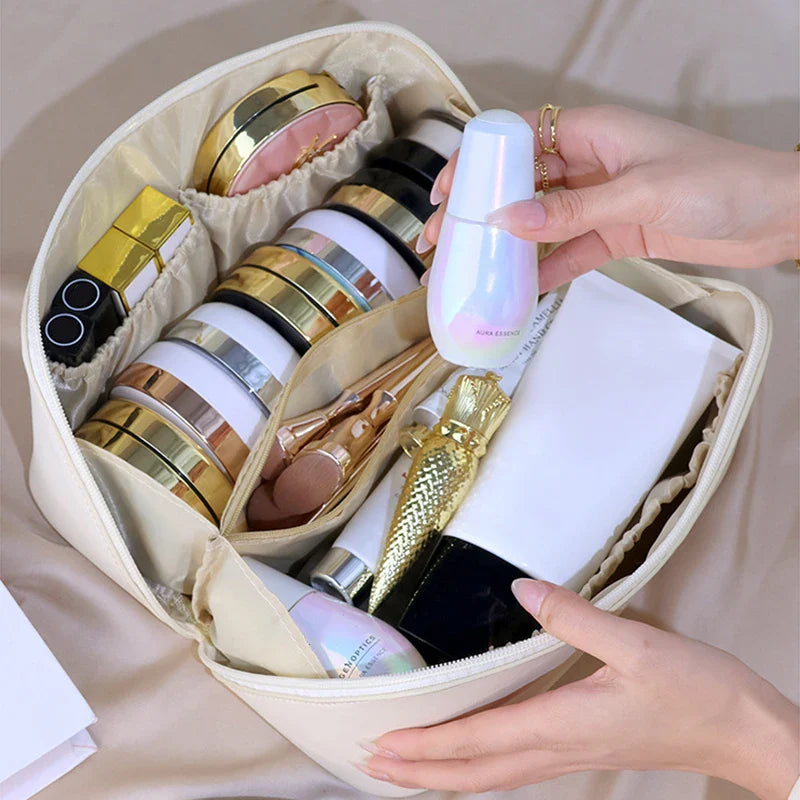 Women's Waterproof Travel Cosmetic Bag | Portable Makeup Pouch