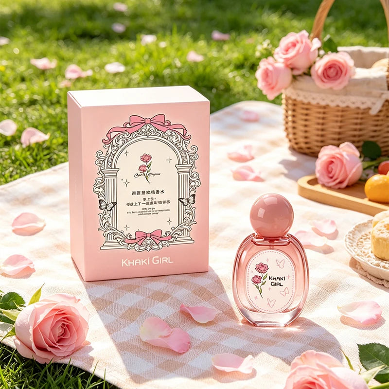 Fresh Rose Fragrance Eau De Toilette Long Lasting Romantic Scent Perfume Elegant Floral Aroma Women Gentle Fragrance Perfume Peaceful Pleasures Health and Wellness