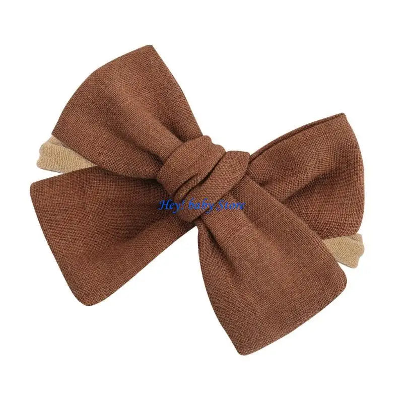 Baby Girl Bowknot Headband | Soft Elastic 0–24 Months