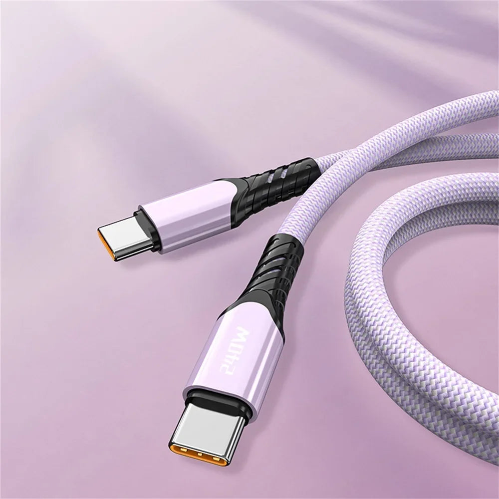 240W 5A USB-C Fast Charging Cable – Samsung, iPhone & More