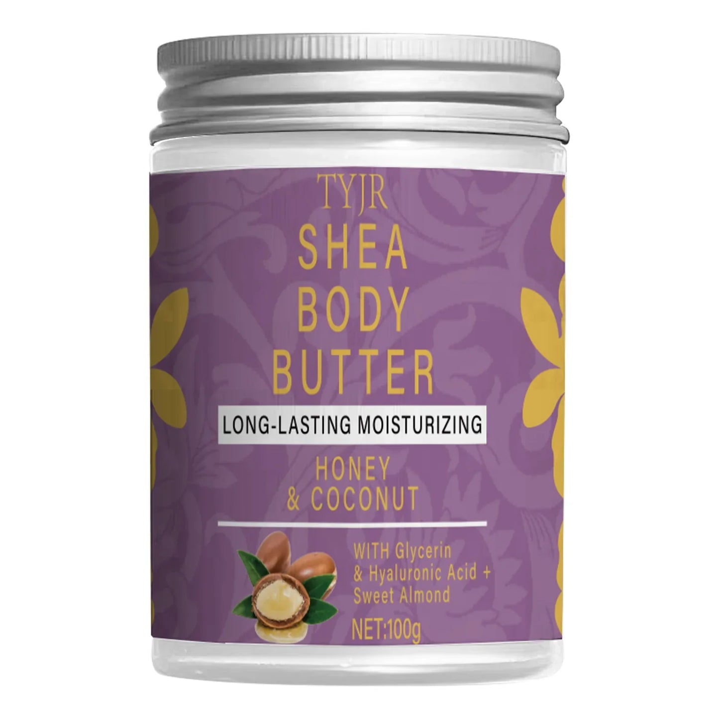 Organic Unrefined Shea Body Butter Oil 100g | Deep Moisture