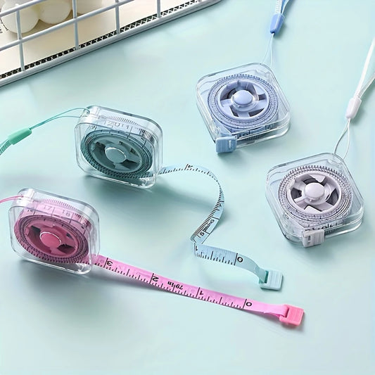 2-meter 6-foot Mini Soft Tape Measure Portable Extendable Locking Peaceful Pleasures Health and Wellness