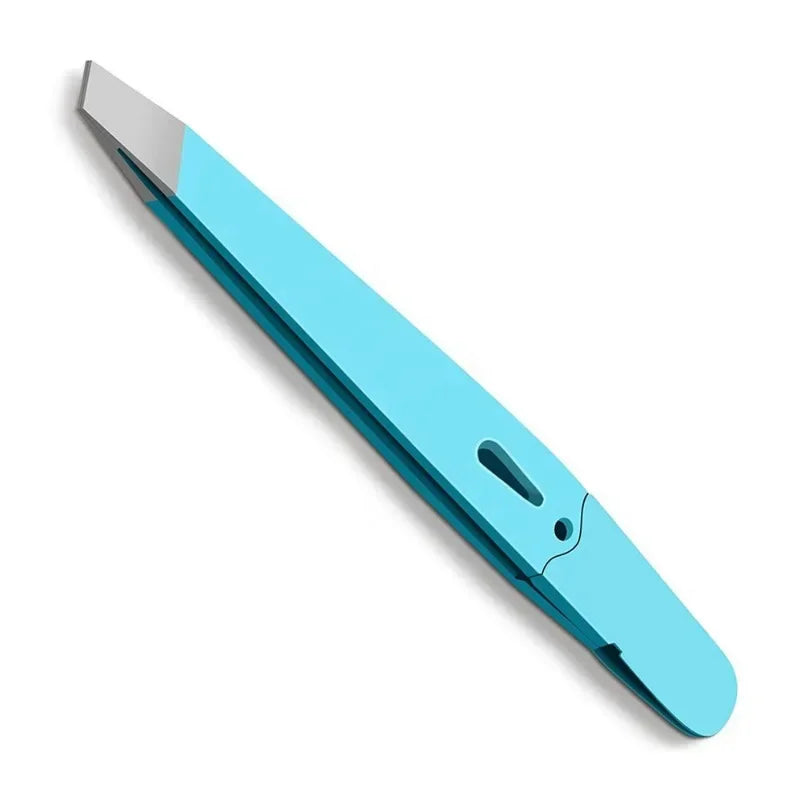 Eyebrow Tweezer Colorful Hair Beauty Fine Hairs Puller Stainless Steel Slanted Eye Brow Clips Removal Makeup Tools Peaceful Pleasures Health and Wellness